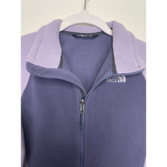The North Face Small Isadora Jacket Purple Fleece Full Zip Long Sleeve Mock Neck - Picture 3 of 13